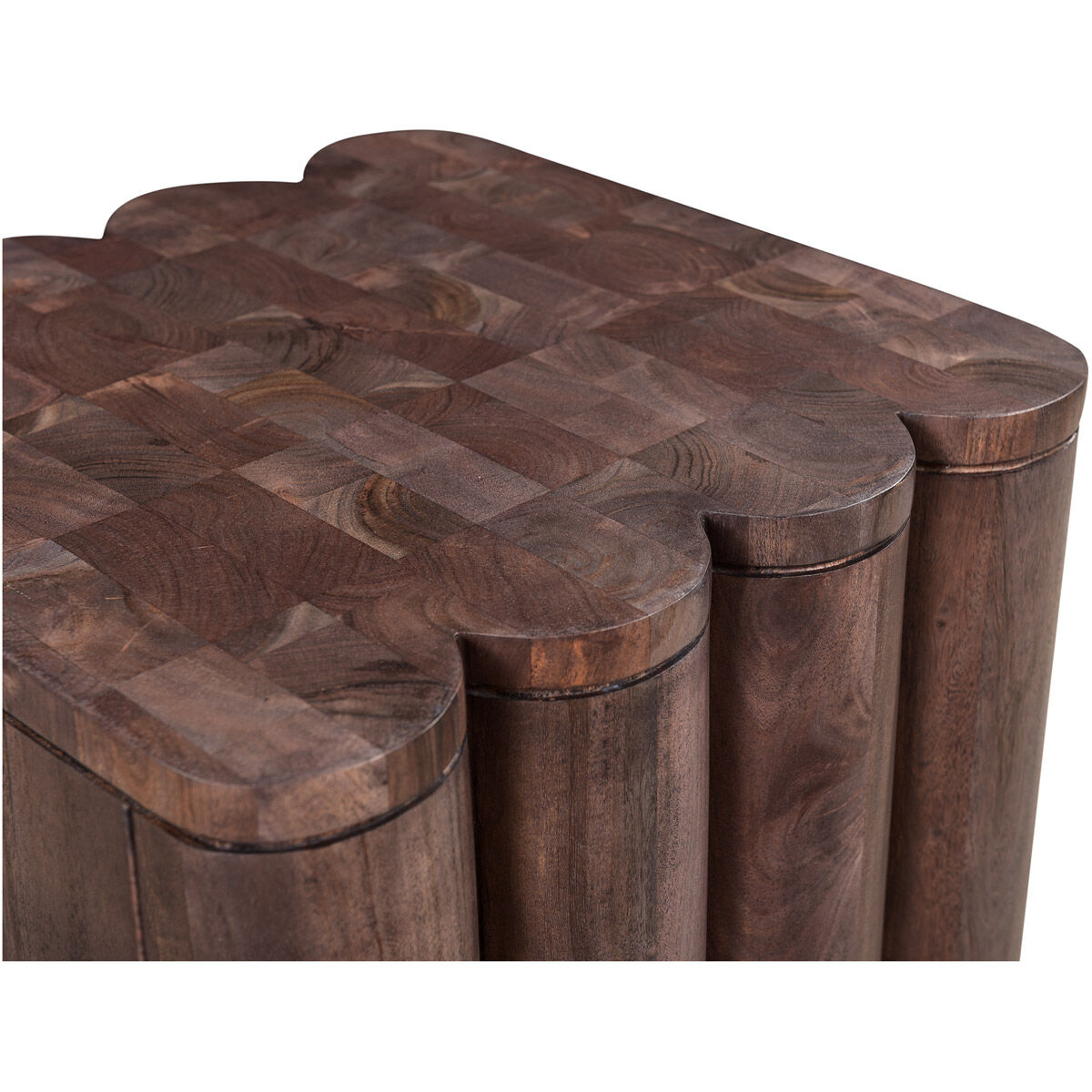 Punyo Punyo 18 X 18 inch Brown Accent Table