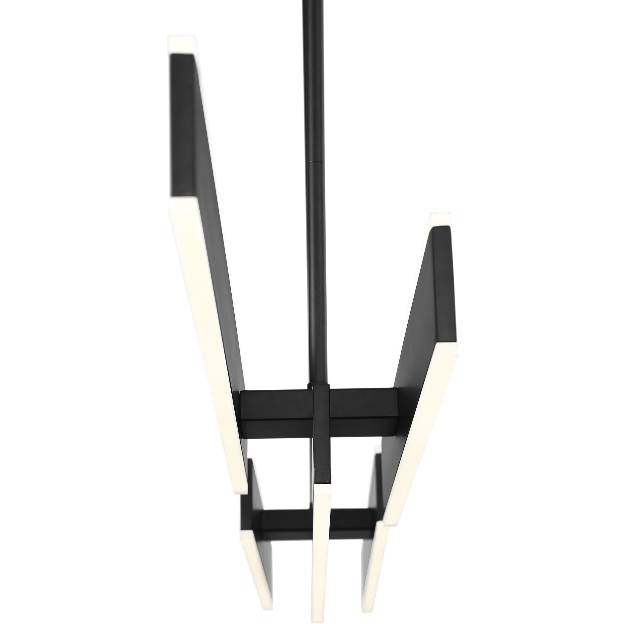 Cameno Linear Chandelier Ceiling Light in Gold, Large