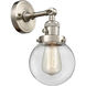 Franklin Restoration Beacon LED 6 inch Brushed Satin Nickel Sconce Wall Light, Franklin Restoration