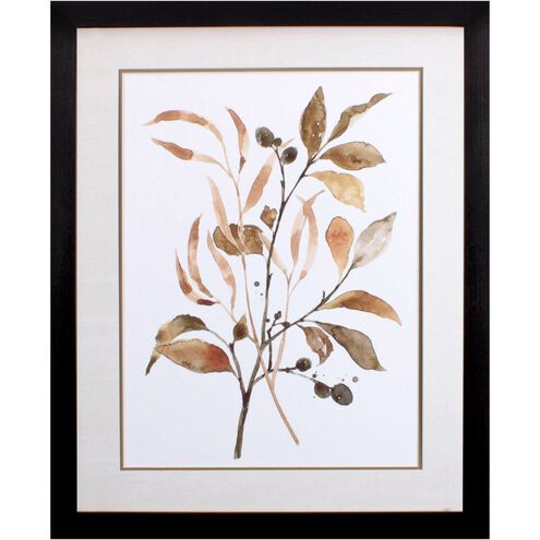 Florals Collection Brown Framed Art