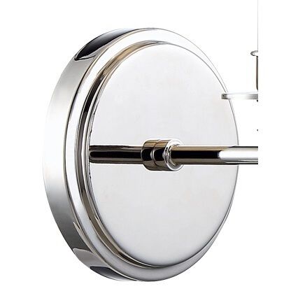 Ottone Way Sconce Wall Light in Polished Nickel