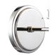 Ottone Way Sconce Wall Light in Polished Nickel