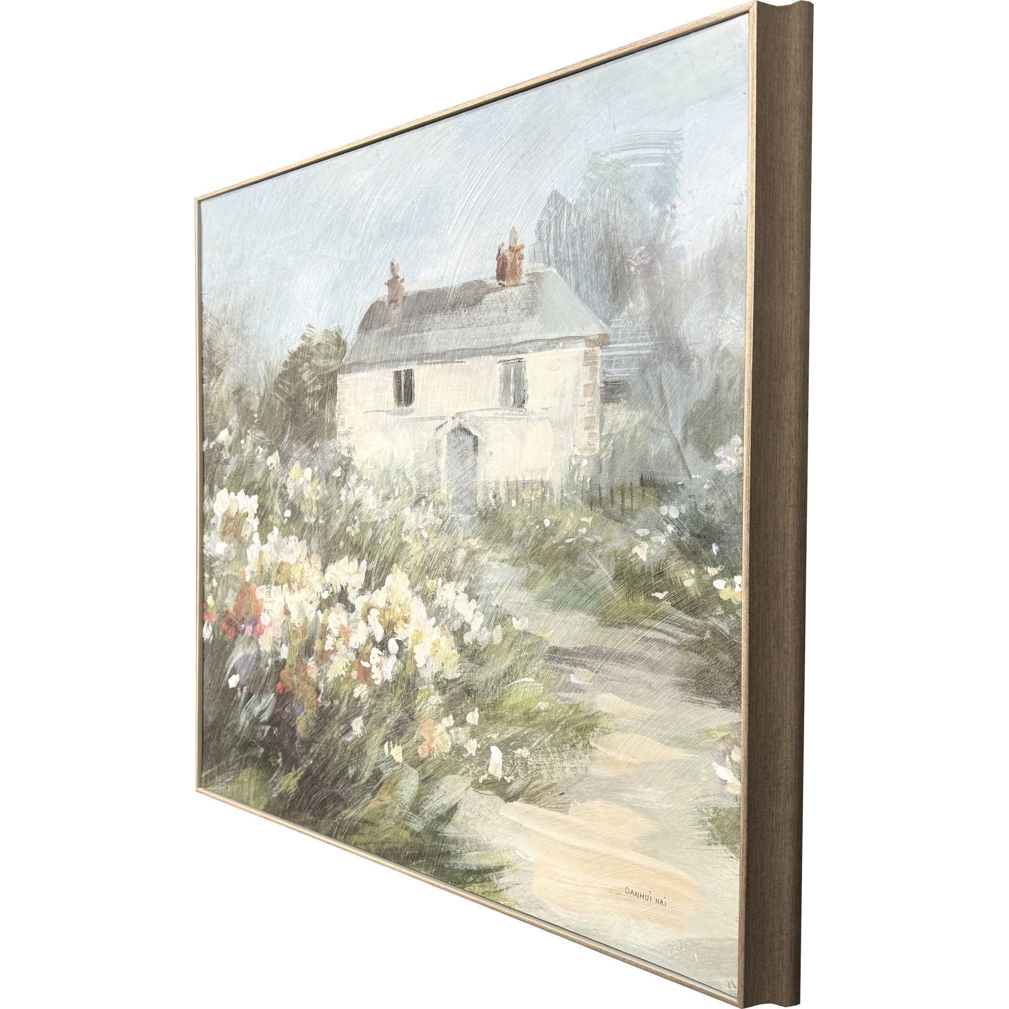 Garden View 29 X 29 inch Non-Glass Framed Art, Propac