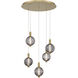 Palmas 5 Light 24 inch Gold Chandelier Ceiling Light