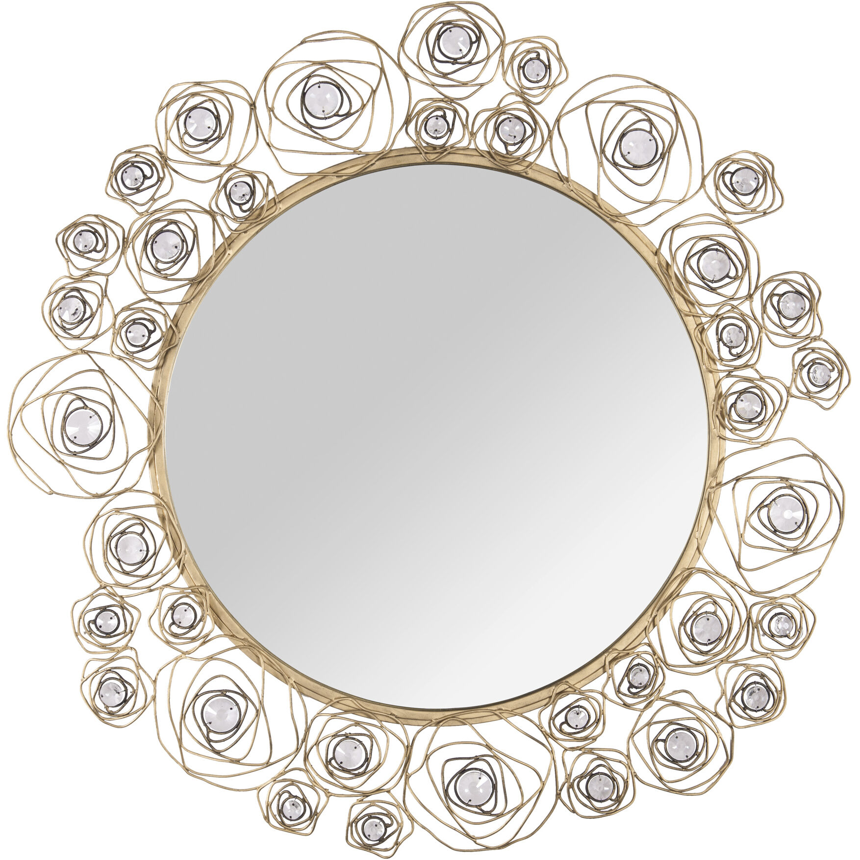 Ethereal Rose Wall Mirror