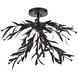 Priscilla 4 Light 23 inch Black Flush Mount Ceiling Light