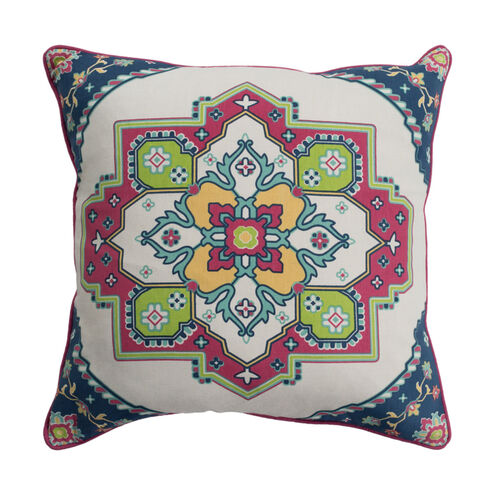 Technicolor 18 X 18 inch Bright Red and Navy Pillow Kit