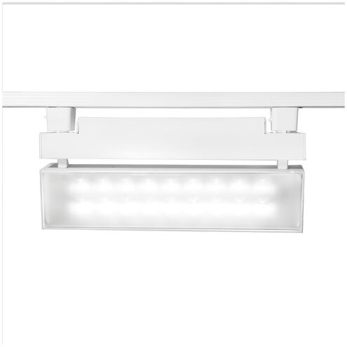 Wall Wash 1 Light 120 White Track Head Ceiling Light in 2700K, L Track