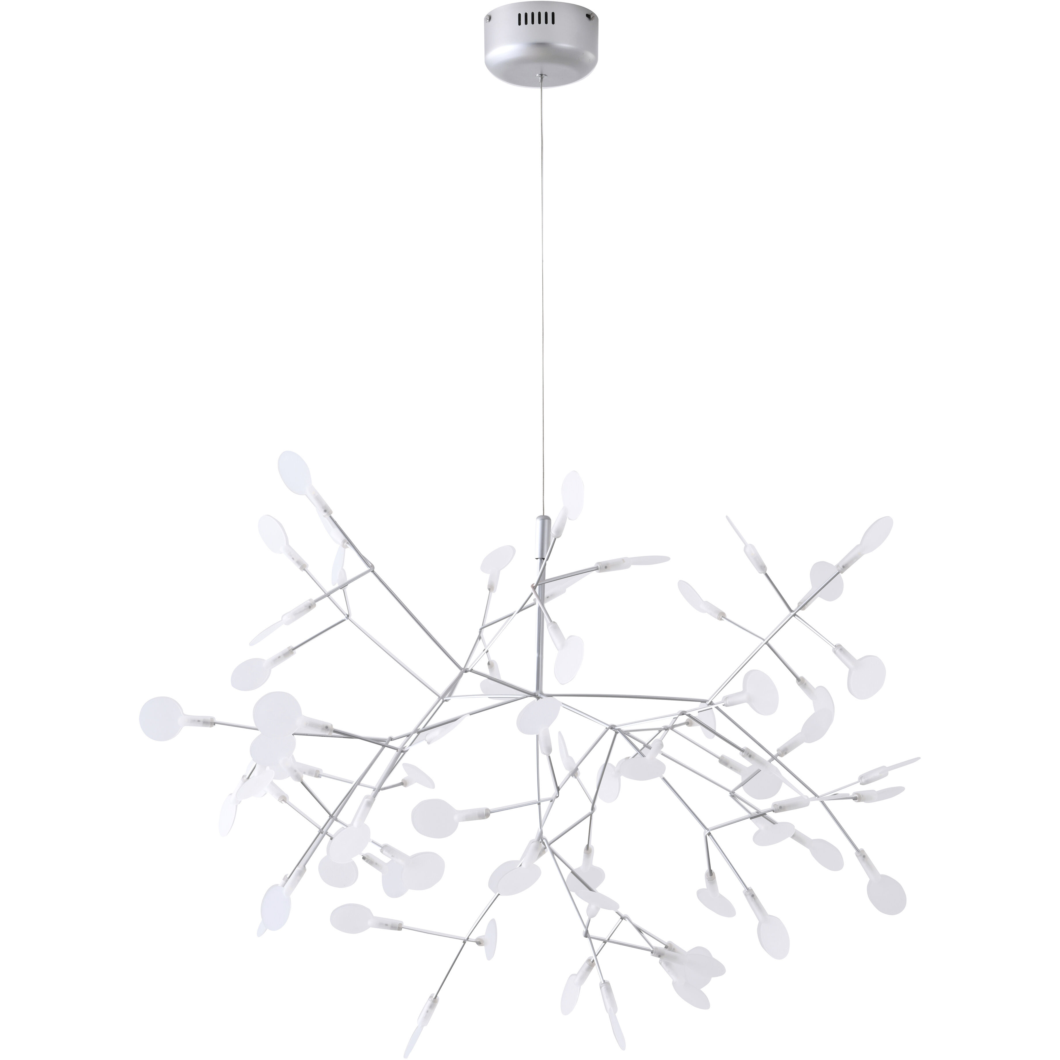 Canada LED 38.6 inch Silver Chandelier Ceiling Light
