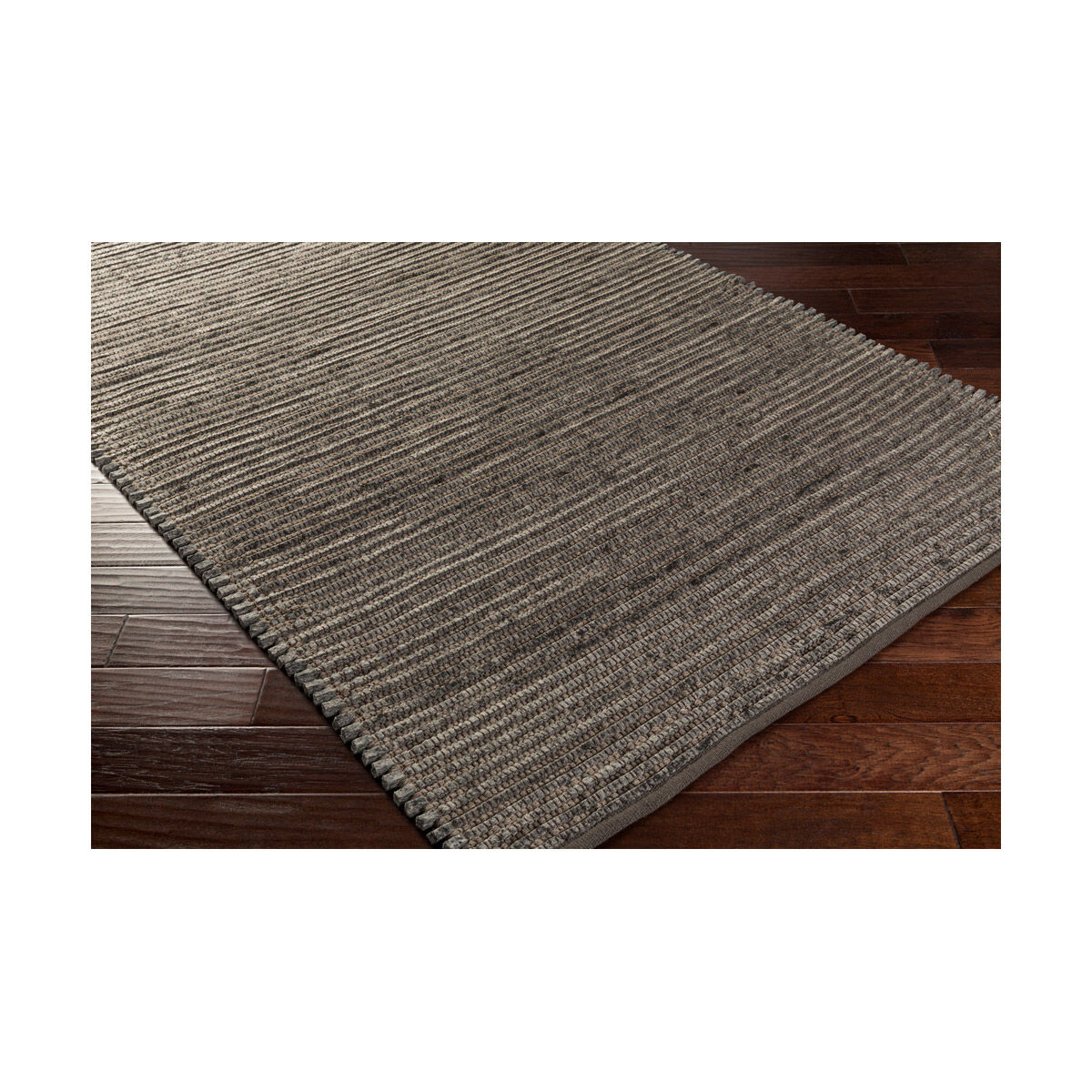 Daniel 90 X 60 inch Medium Gray/Camel Rugs, Wool