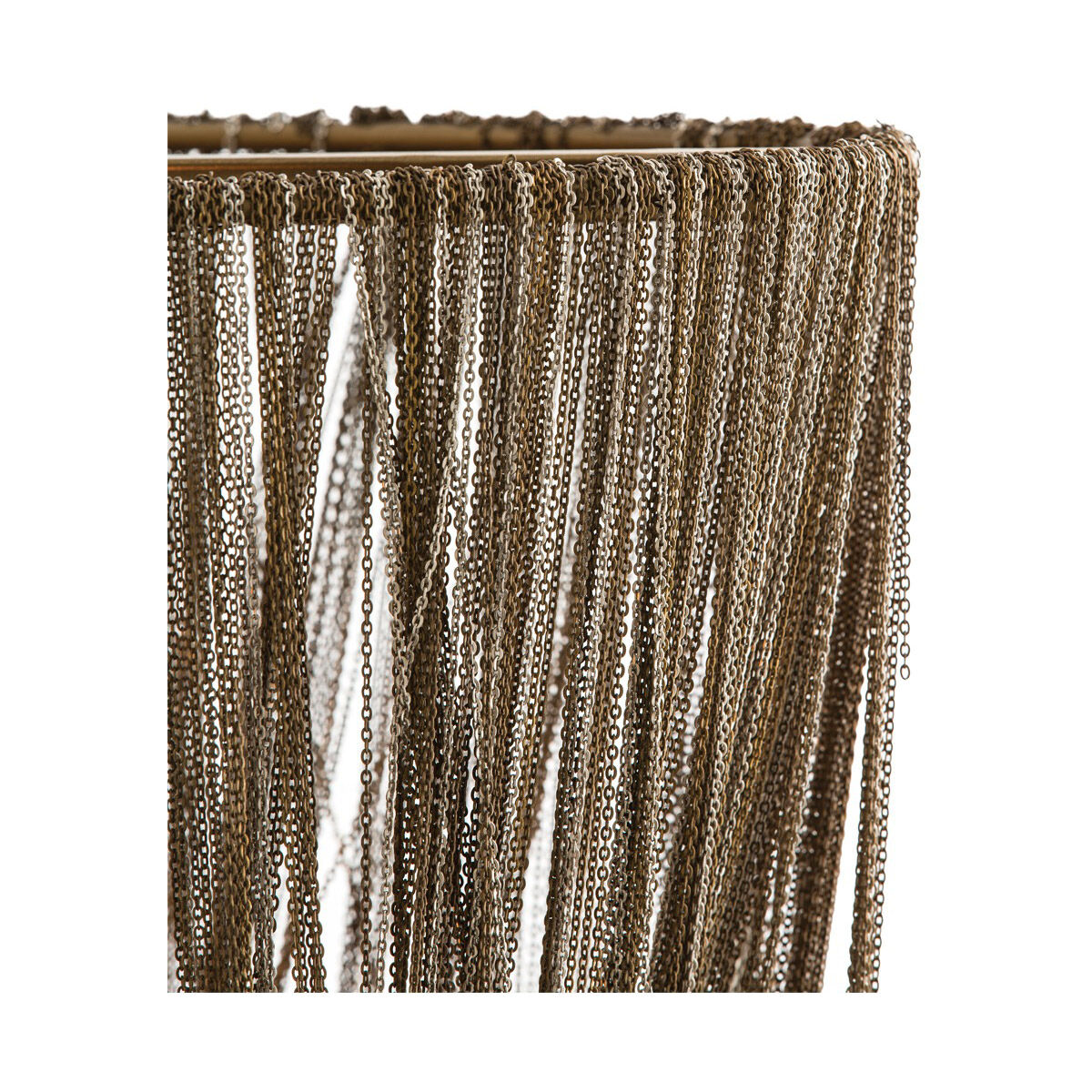 Layla 4 Light 36 inch Antique Brass and Nickel Chandelier Ceiling Light