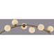 Ronan 78 inch 4.00 watt Antique Brass Arc Floor Lamp Portable Light, with Smart Switch