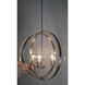 Sentinel 3 Light 20.75 inch Satin Nickel Single Pendant Ceiling Light