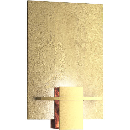 Aperture 1 Light 8.1 inch Modern Brass ADA Sconce Wall Light in Topaz