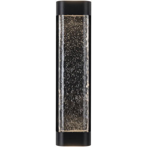 Moondew LED 24.13 inch Black Exterior Wall Sconce
