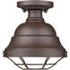 Bartlett 1 Light 8.63 inch Textured Bronze Outdoor Ceiling