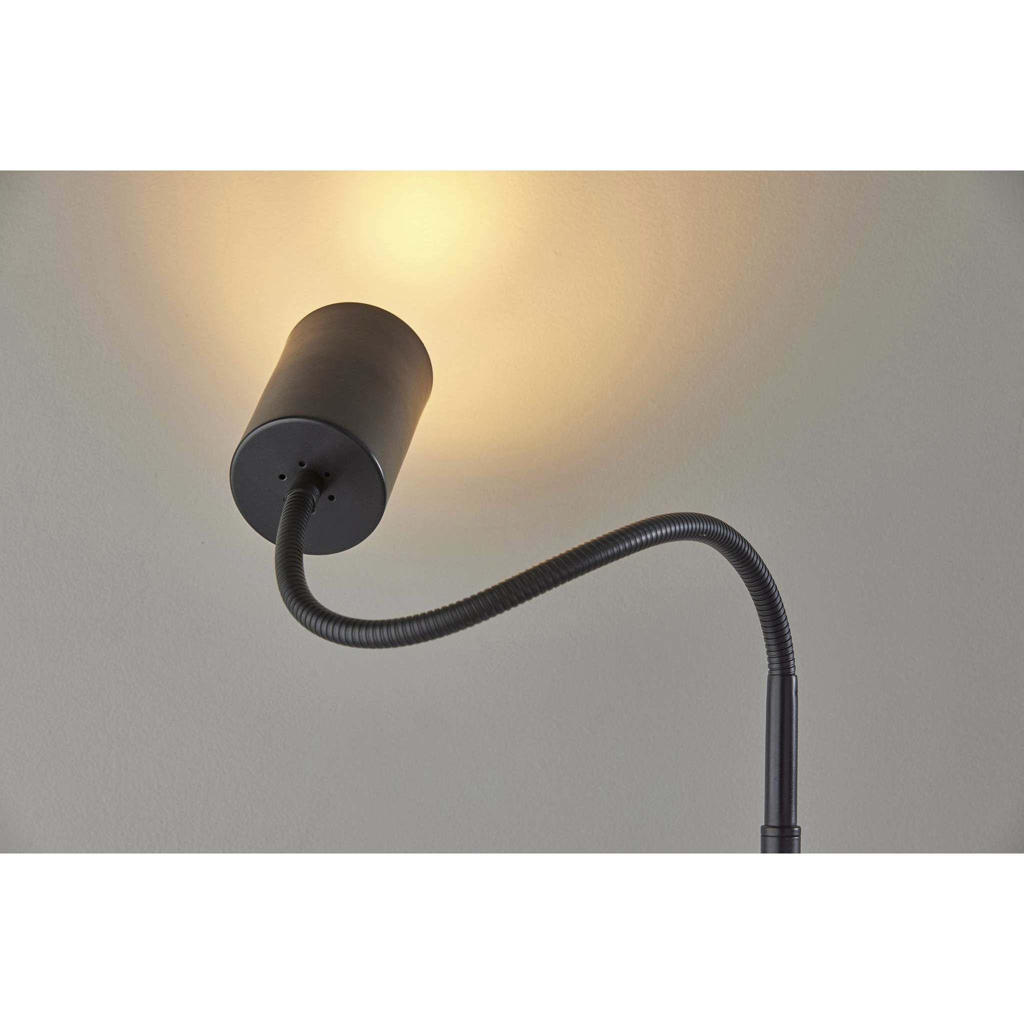 Rutherford 59 inch 5.00 watt Black Floor Lamp Portable Light