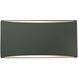 Ambiance LED 10 inch Pewter Green ADA Wall Sconce Wall Light
