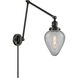 Geneseo 30 inch 3.50 watt Matte Black Swing Arm Wall Light, Franklin Restoration