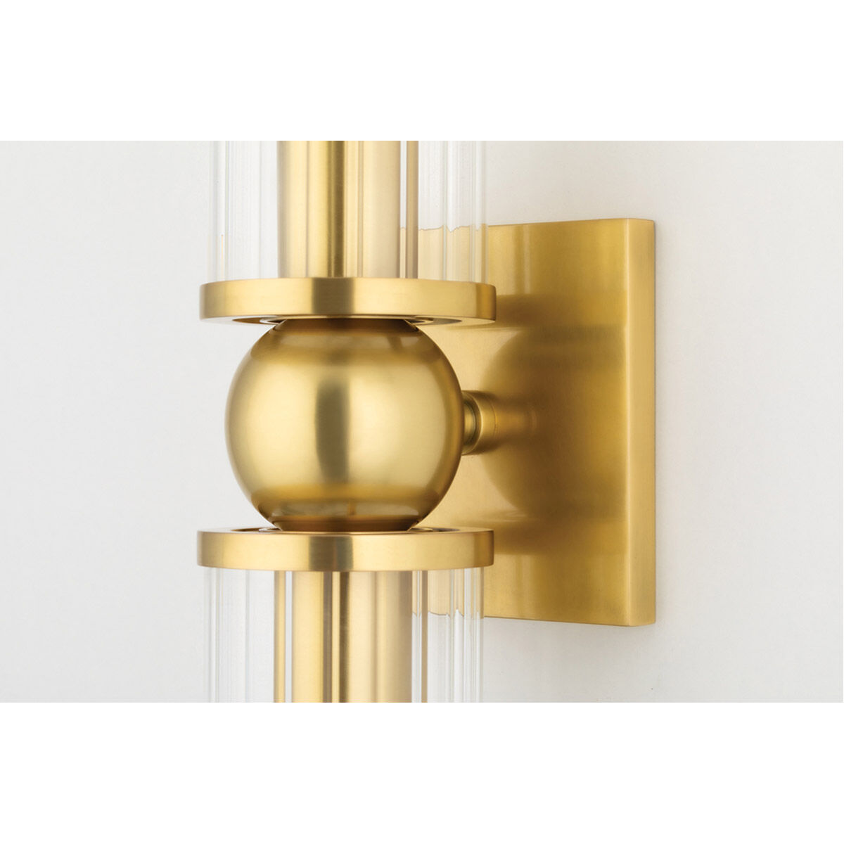 Malone 2 Light 4.5 inch Aged Brass ADA Wall Sconce Wall Light