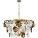 Loretta 9 Light 36 inch Gold Ombre Chandelier Ceiling Light, Design Series