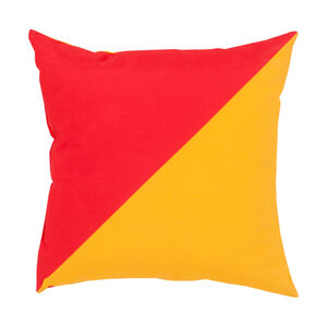 Binghamton 26 X 26 inch Bright Orange and Saffron Outdoor Throw Pillow