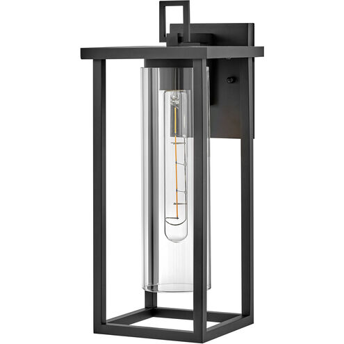 Mateo LED 17 inch Black Outdoor Wall Mount