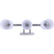 Bram 3 Light 21 inch Brushed Nickel Vanity Fixture Wall Light