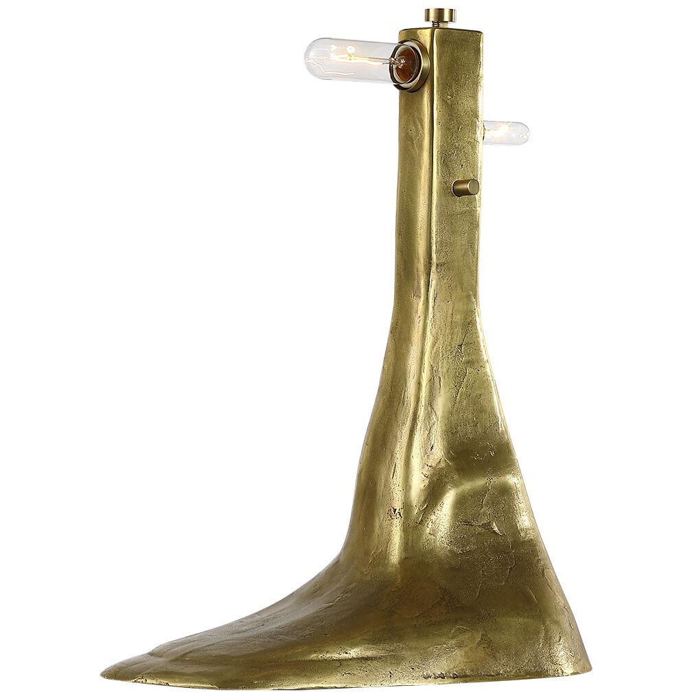 Anne-Marie Barton Terra-Forma 22.75 inch 8.00 watt Museum Brass Right Table Lamp Portable Light
