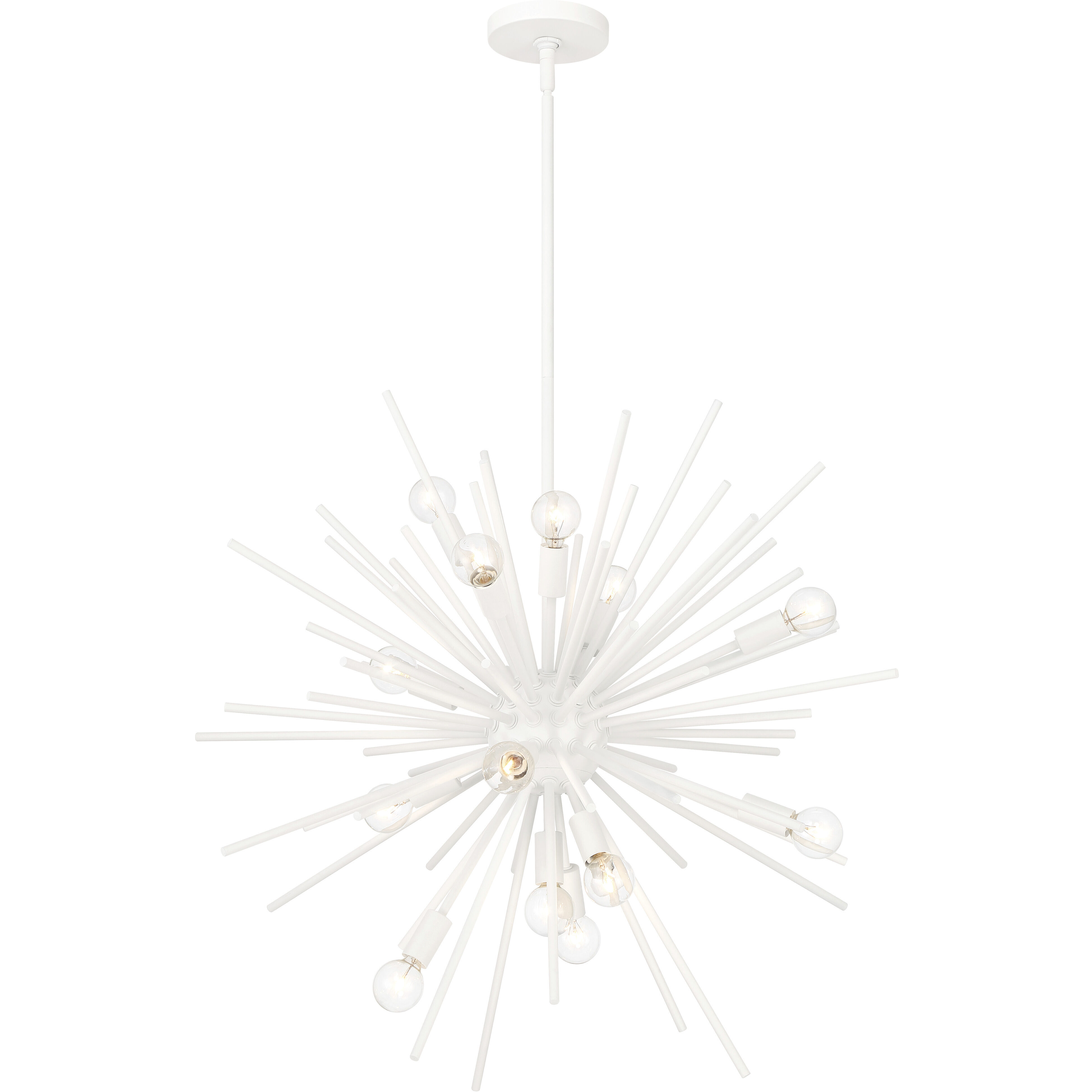 Bessel 15 Light 30 inch Sand White Pendant Ceiling Light