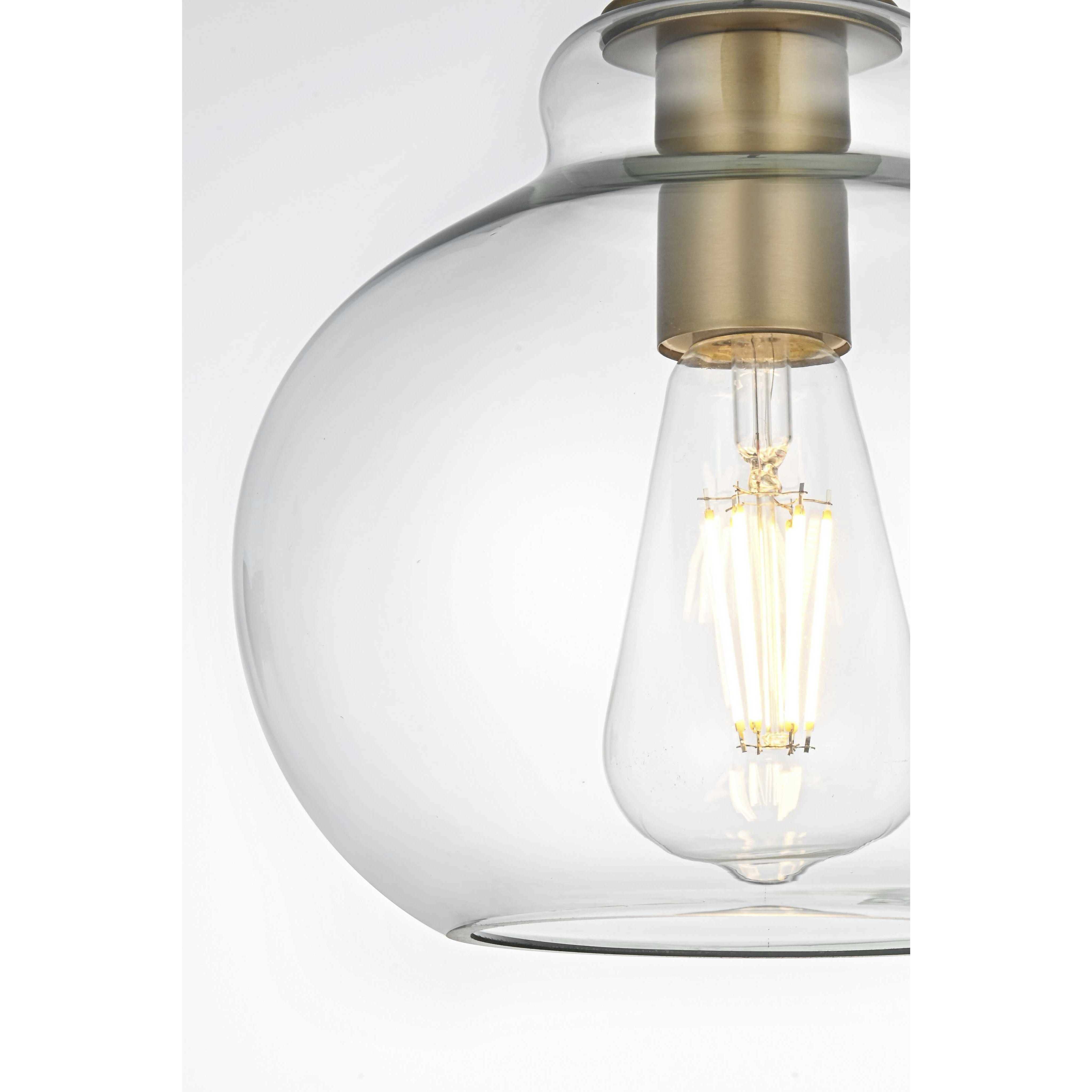 Destry 1 Light 8 inch Satin Gold Pendant Ceiling Light