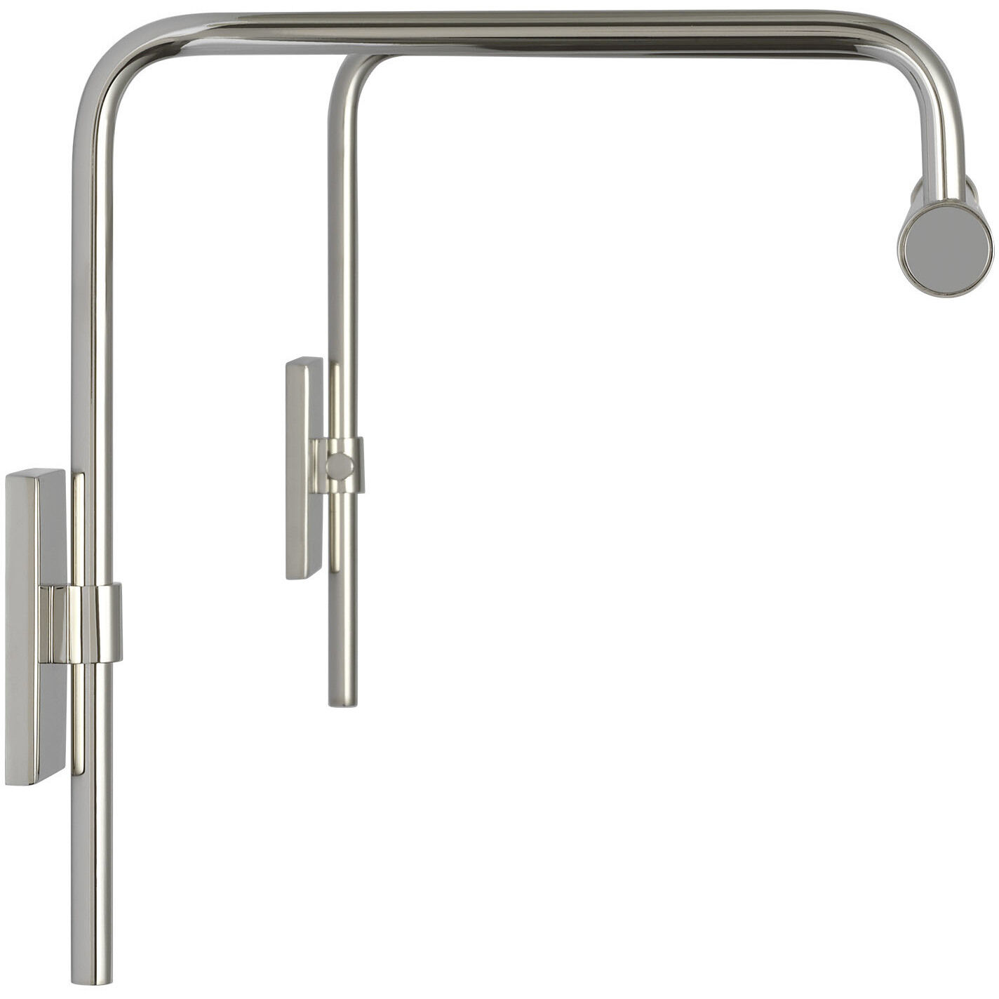 Thomas O'Brien Kidd 15 watt 24 inch Polished Nickel Frame Mount Picture Light Wall Light