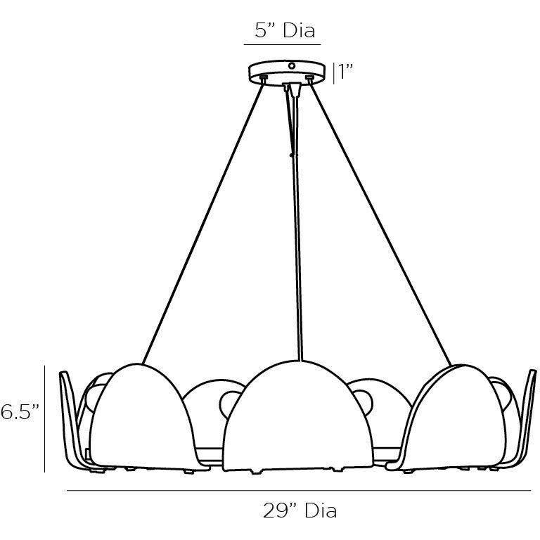 Mendez 9 Light 29 inch Smoke Luster and Antique Brass Chandelier Ceiling Light