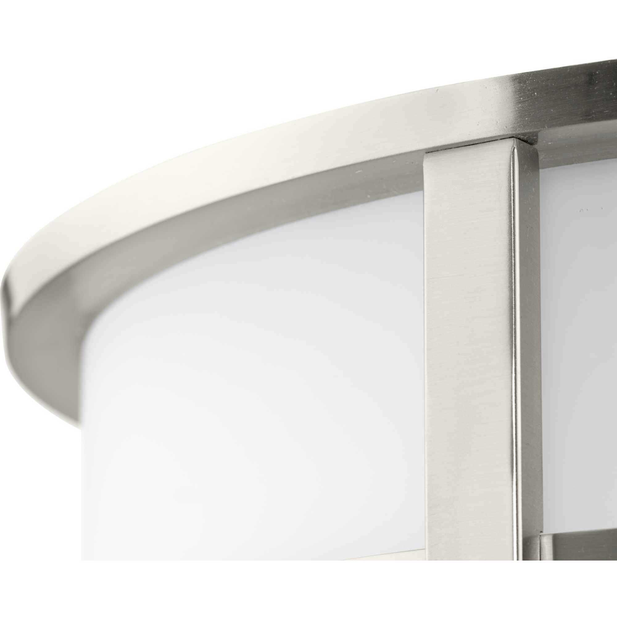 Gilliam LED 16.12 inch Brushed Nickel Flush Mount Ceiling Light