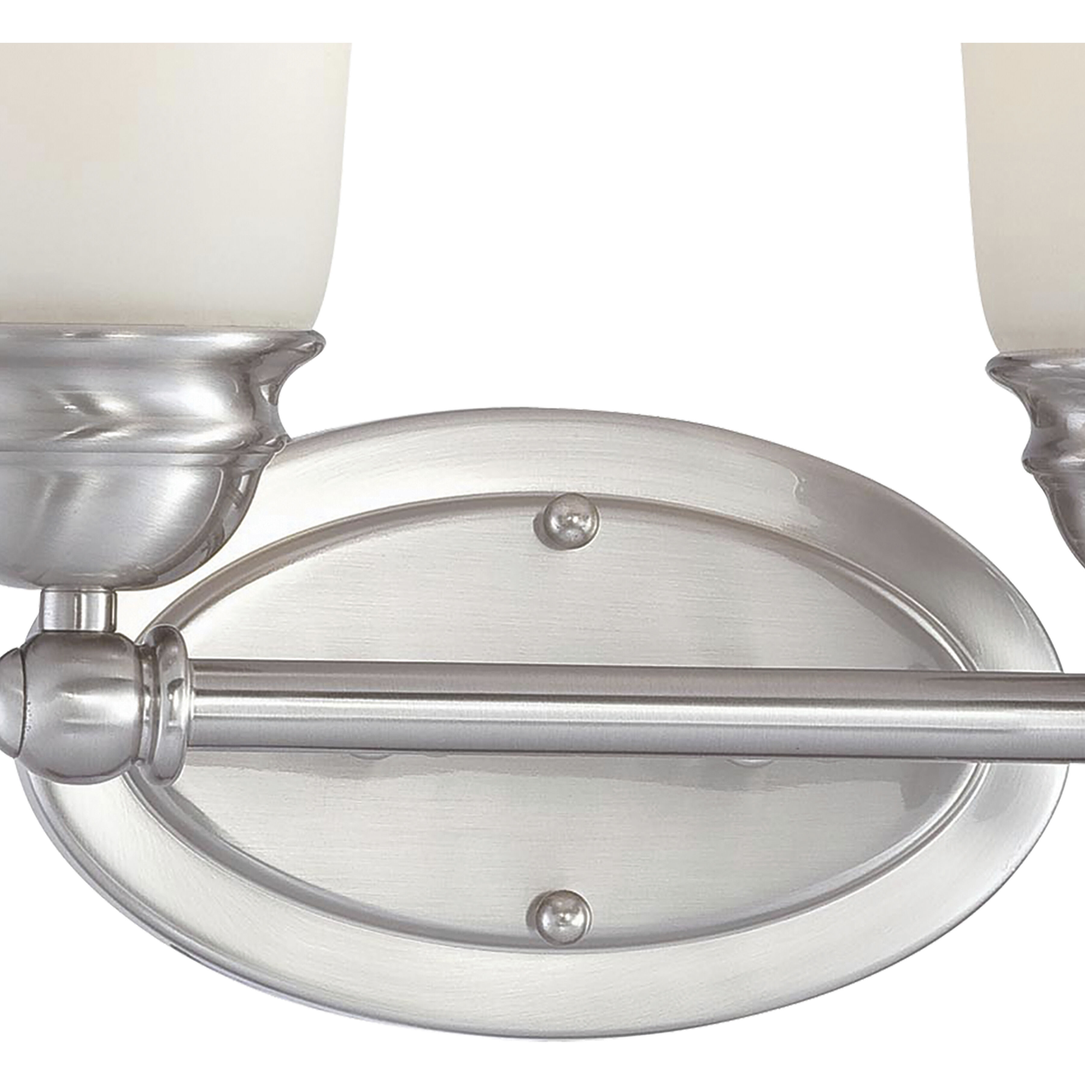 Bella 2 Light 13 inch Brushed Nickel Vanity Light Wall Light