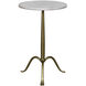 Cosmopolitan 24 X 15 inch Antique Brass Side Table