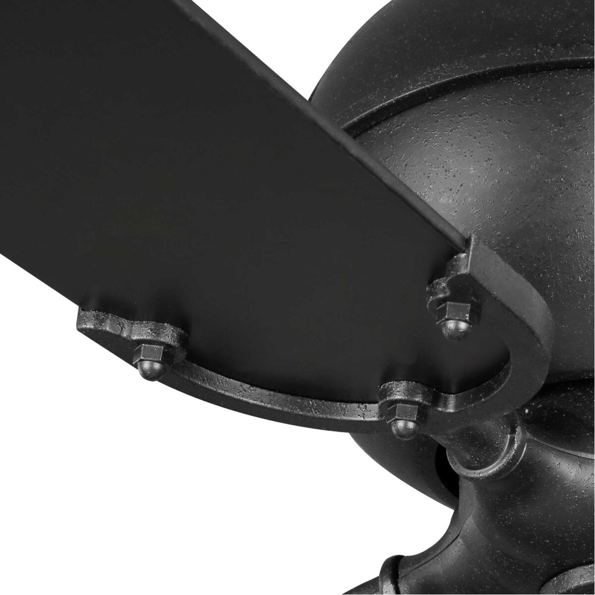 Royer 56 inch Forged Black with Distressed Ebony Blades Ceiling Fan