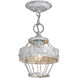 Ferris 1 Light 8 inch Oyster Mini Pendant Ceiling Light