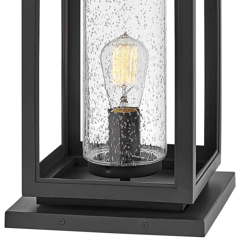 Coastal Elements Atwater LED 22 inch Black Outdoor Pier Mount Lantern, Low Voltage