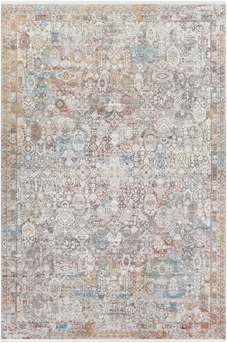 Solar 134 X 90 inch Gray Rug in 8 x 11, Rectangle