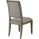 Ines Caviar Black/Antique Gold Chair