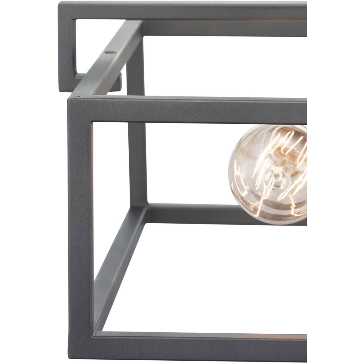 Blakely 2 Light 17 inch Graphite Semi-Flush Mount Convertible Ceiling Light, Design Series