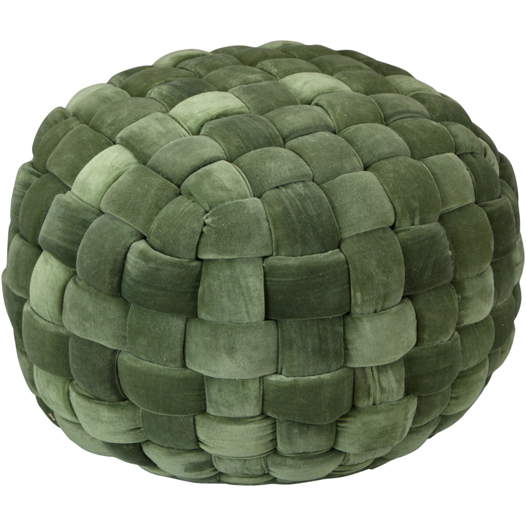 Jazzy 15 inch Green Pouf