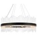 Dallas 20 Light 36 inch Black Chandelier Ceiling Light