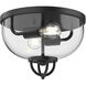 Alora Mood Lancaster 2 Light 12.63 inch Flush Mount