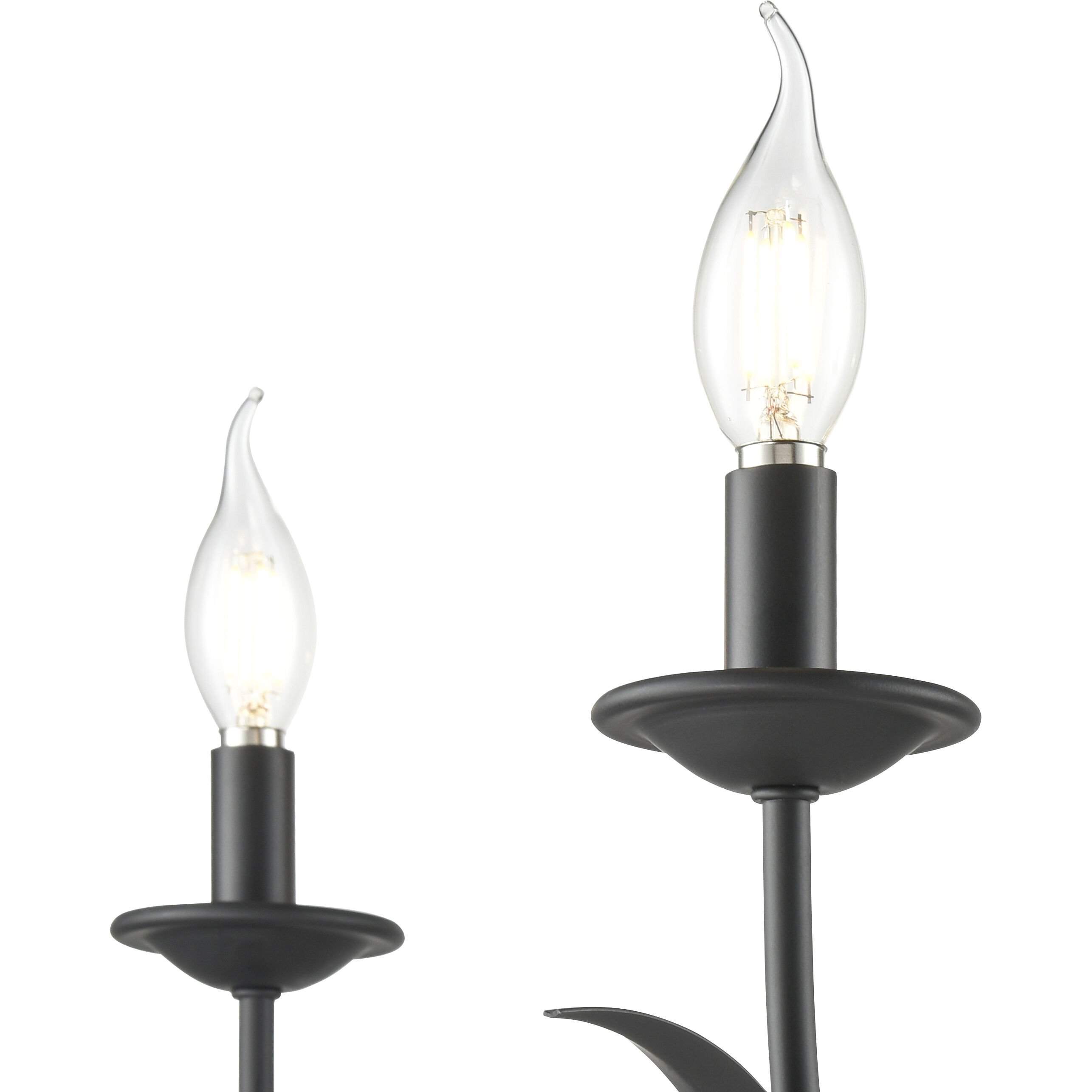 Charlize 5 Light 29.5 inch Matte Black Chandelier Ceiling Light