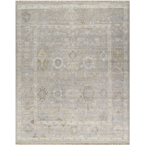Sinclair 144 X 108 inch Sterling Grey / Sage / Light Silver Handmade Rug in 9 x 12