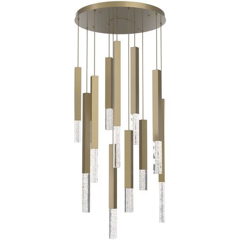 Axis XL LED Gilded Brass Multi-Pendant Ceiling Light in 2700K LED