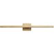 Vireo LED 28 inch Walnut Bath Bar Wall Light