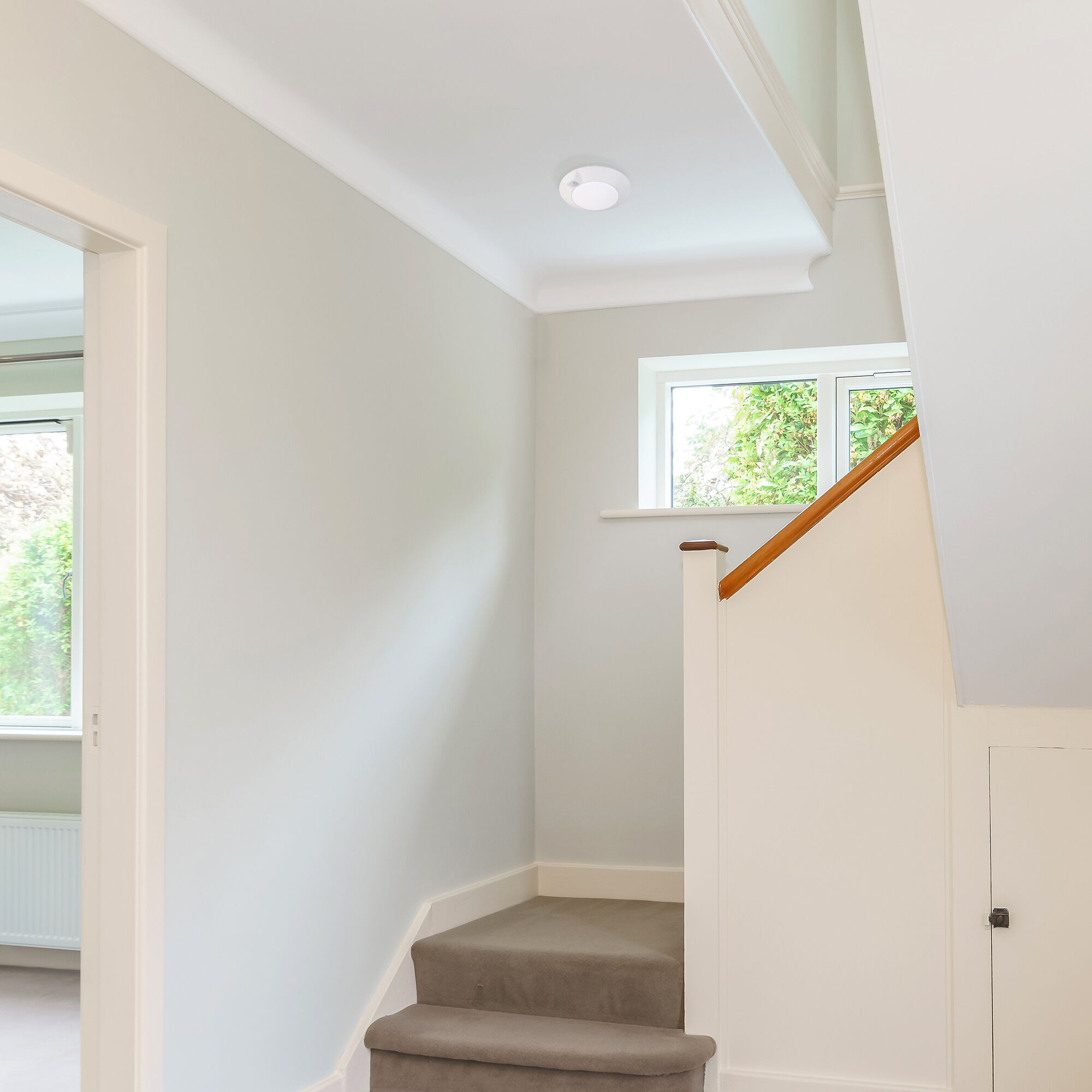 Disc LED 7.4 inch White Flush Mount Ceiling Light in 3000K, WAC Limited